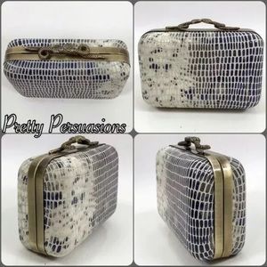 NWOT House Of Harlow 1960 Leather Snakeskin Embossed Bag